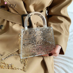 Jelly PVC Women's Crossbody Bag Mini Handbag Purse