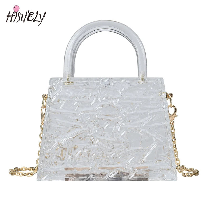 Jelly PVC Women's Crossbody Bag Mini Handbag Purse