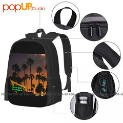 In-N-Out Burgers California Sunsets & Palm Trees Backpack