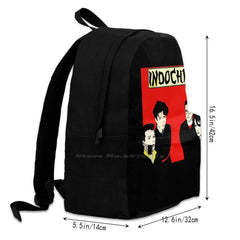Indochine Band Music Rock N Roll School Bags For Teenage Girls