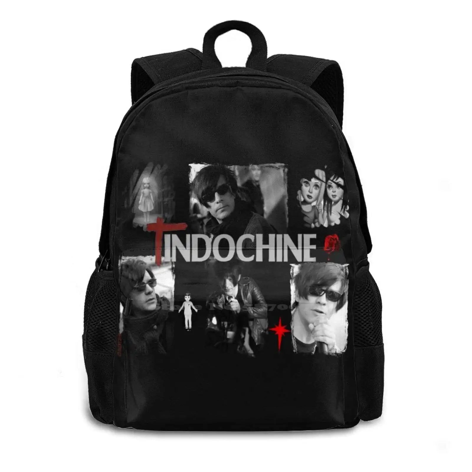 Indochine School Bag Big Capacity Backpack Laptop 15 Inch French Pop