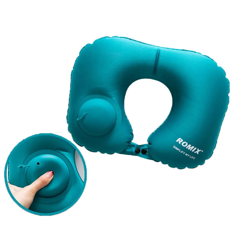Inflatable Pillow Set for Travel, Foldable & Portable, 4pc/s