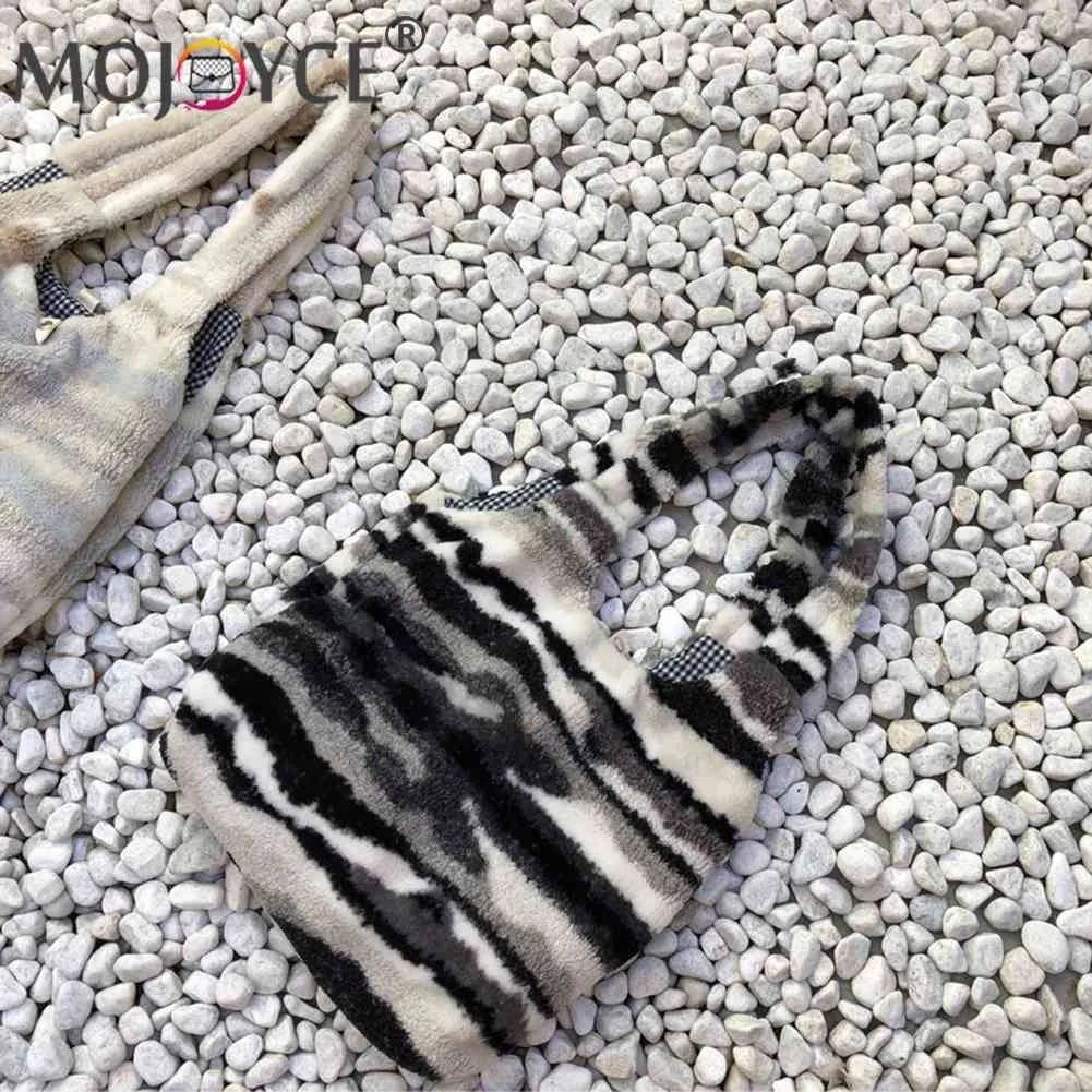 Plush Shoulder Bag Large Capacity Soft Handle for Autumn Winter