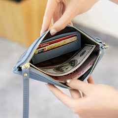 Touch-screen Mobile Phone Bag Crossbody Shoulder Bag Female Leather Handbag