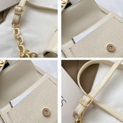 Streetwear Shoulder Bag Women Crossbody Leather Saddle Vintage All-match