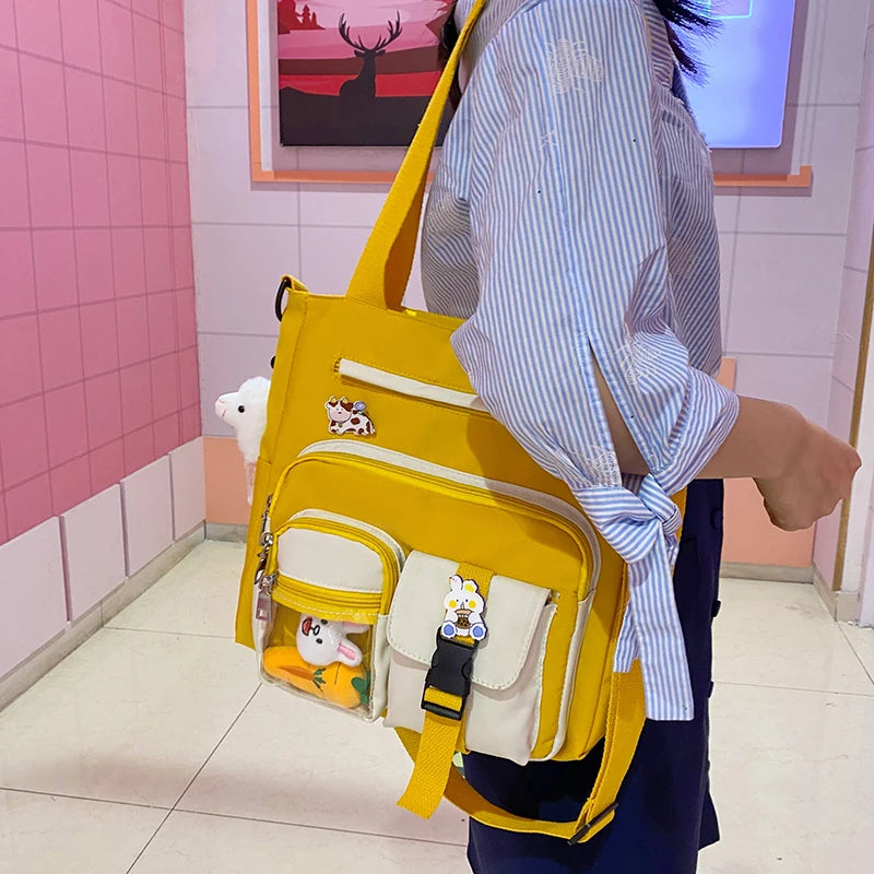 Large Capacity Messenger Bag Harajuku Wild College Student Bag