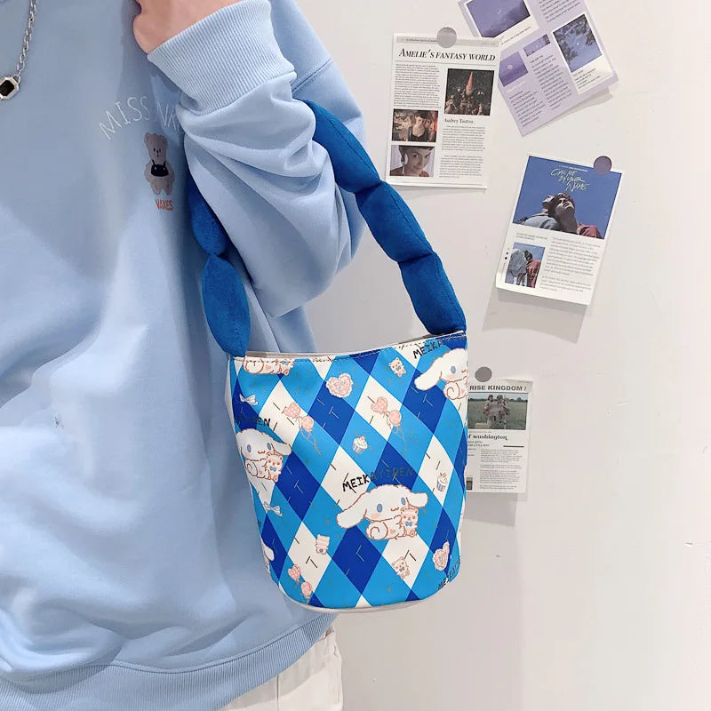 Simply Handbags Bucket Bag Woman's Canvas Small Tote Bags