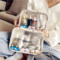 Waterproof Transparent Tote Bag for Makeup Travel