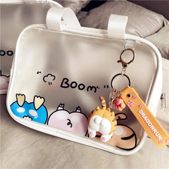 Waterproof Transparent Tote Bag for Makeup Travel