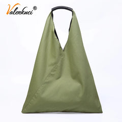 Lazy Style Shoulder Bag Student Casual Tote High Capacity Patchwork Large