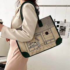 Canvas Tote Bag Women Handbags Shoulder Bags