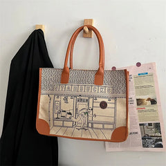 Canvas Tote Bag Women Handbags Shoulder Bags