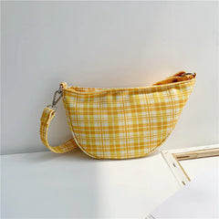 Summer Women's Canvas Shoulder Bag Dumplings Handbags