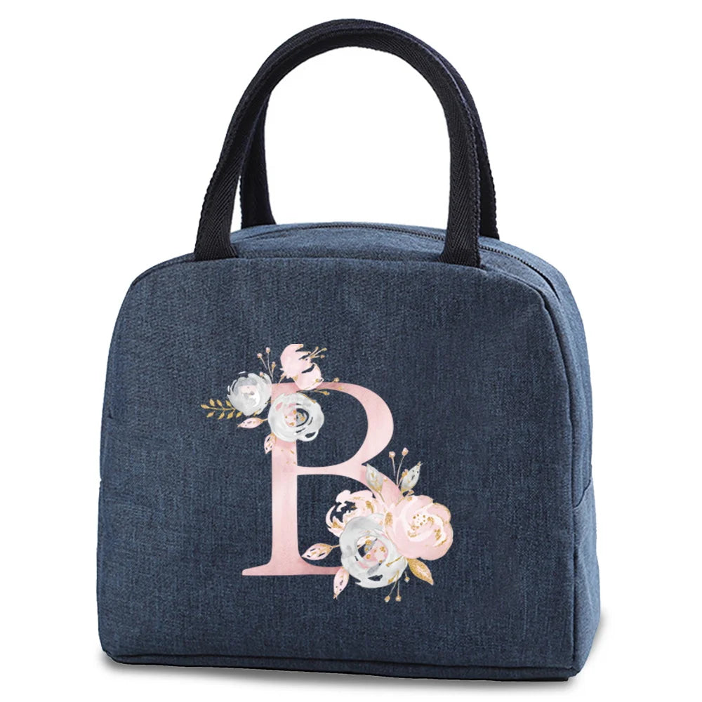 Insulated Cooler Lunch Bags Kids Food Thermal Lunch Box Women Picnic Canvas Tote