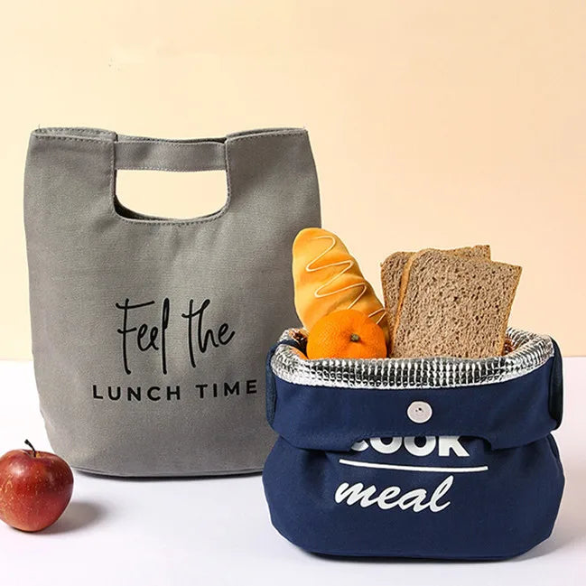 Insulated Heat Lunch Bags Thermal Women Picnic Bento Box Boys Thermo Pouch