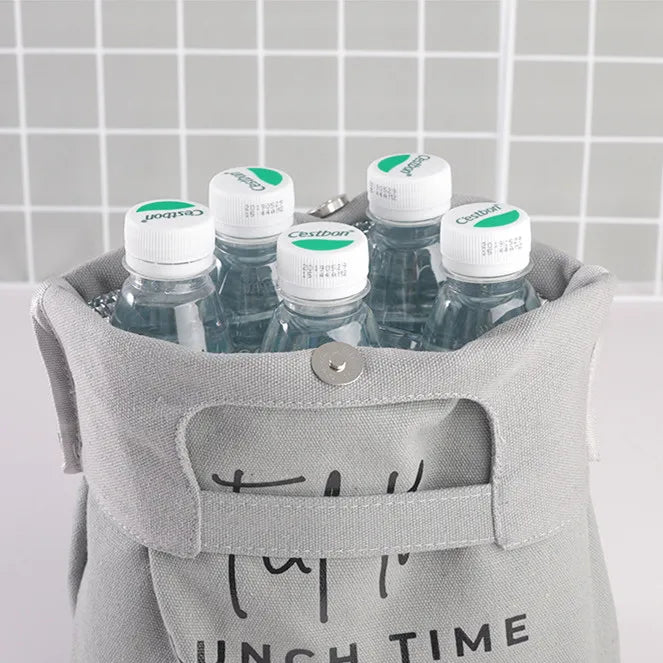 Insulated Heat Lunch Bags Thermal Women Picnic Bento Box Boys Thermo Pouch
