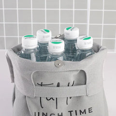 Insulated Heat Lunch Bags Thermal Women Picnic Bento Box Boys Thermo Pouch