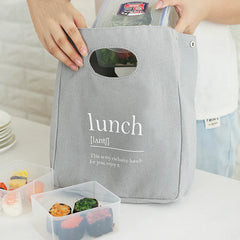Insulated Heat Lunch Bags Thermal Women Picnic Bento Box Boys Thermo Pouch