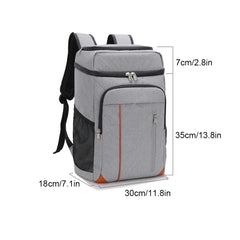 Insulated Lunch Bag Adjustable Shoulder Straps Anti-scratch Outdoor Backpack