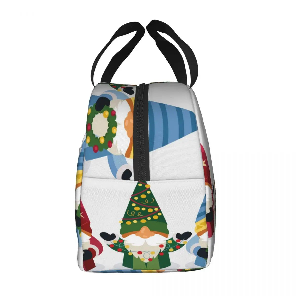 Insulated Lunch Bag Thermal Gnomes Tote Bags Cooler Picnic Food Lunch Box
