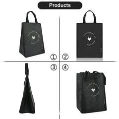 Insulated Lunch Bag Waterproof Lunch Box Bag Tote Bento Bag