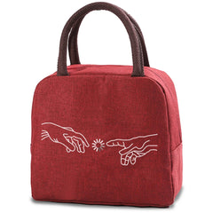 Insulated Lunch Bag for Women Kid Food Thermal Handbag Picnic Dinner Cooler Bags