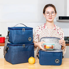 Insulated Lunch Box Men Women Travel Portable Camping Picnic Bag