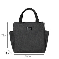 Insulation Lunch Box Bag Aluminum Foil Large Capacity Cold Storage Work Student