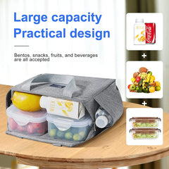 Insulation Lunch Box Bag Aluminum Foil Large Capacity Cold Storage Work Student