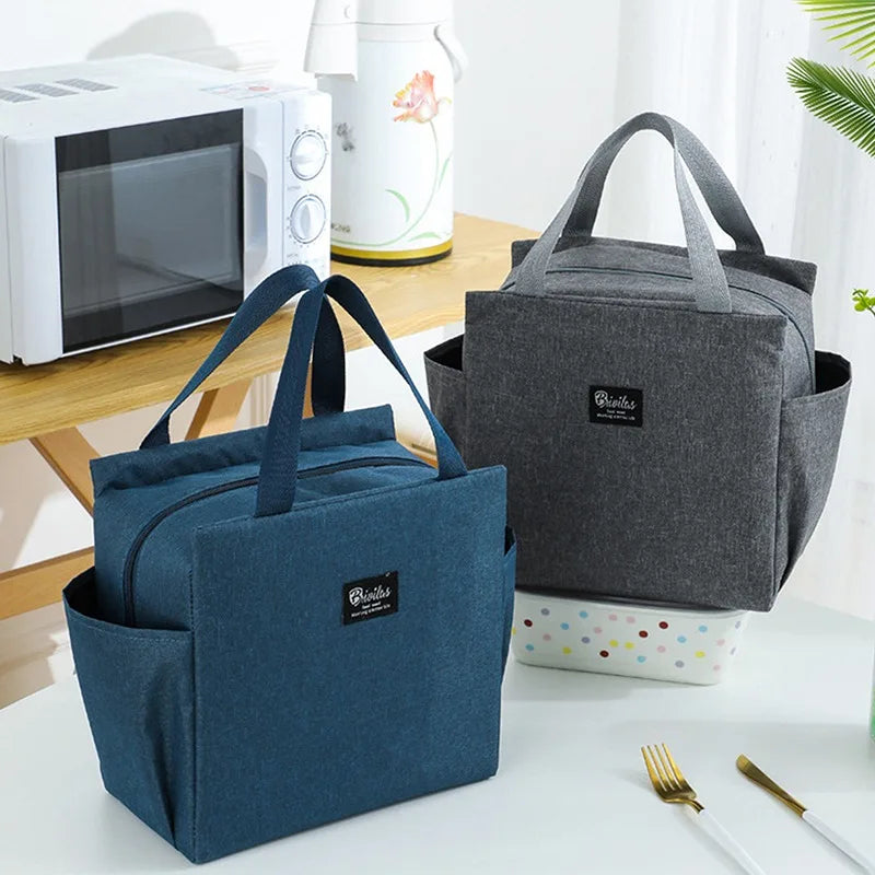 Insulation Lunch Box Bag Aluminum Foil Large Capacity Cold Storage Work Student