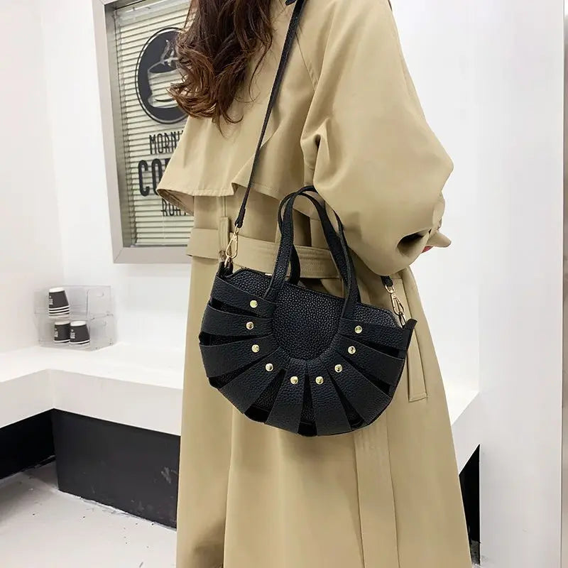 Internet Celebrity Bucket Bag Women's Casual Shoulder Crossbody Bag