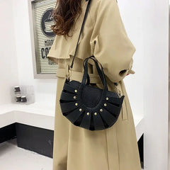 Internet Celebrity Bucket Bag Women's Casual Shoulder Crossbody Bag
