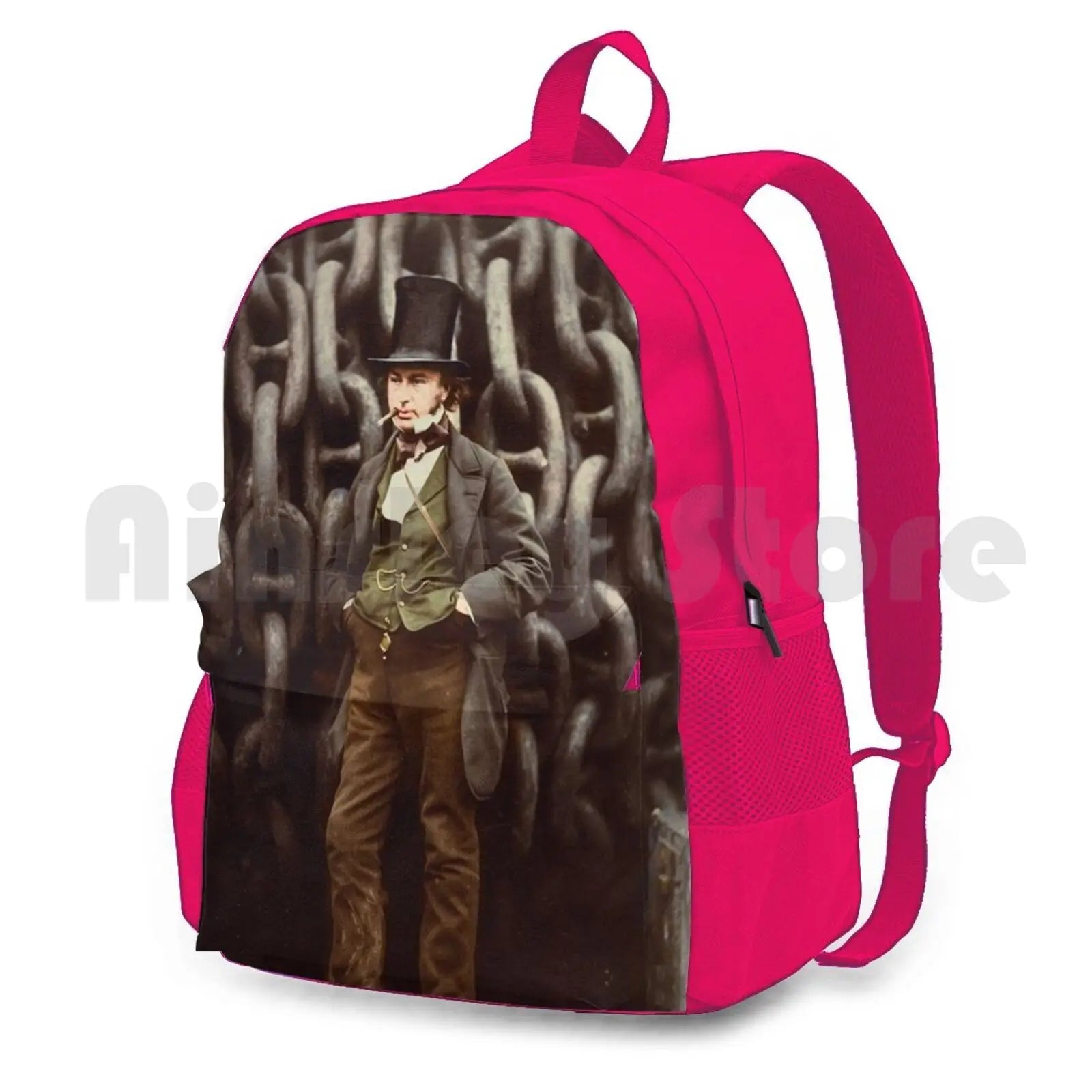 Vintage Brunel 1857 Outdoor Hiking Backpack Waterproof Camping Travel