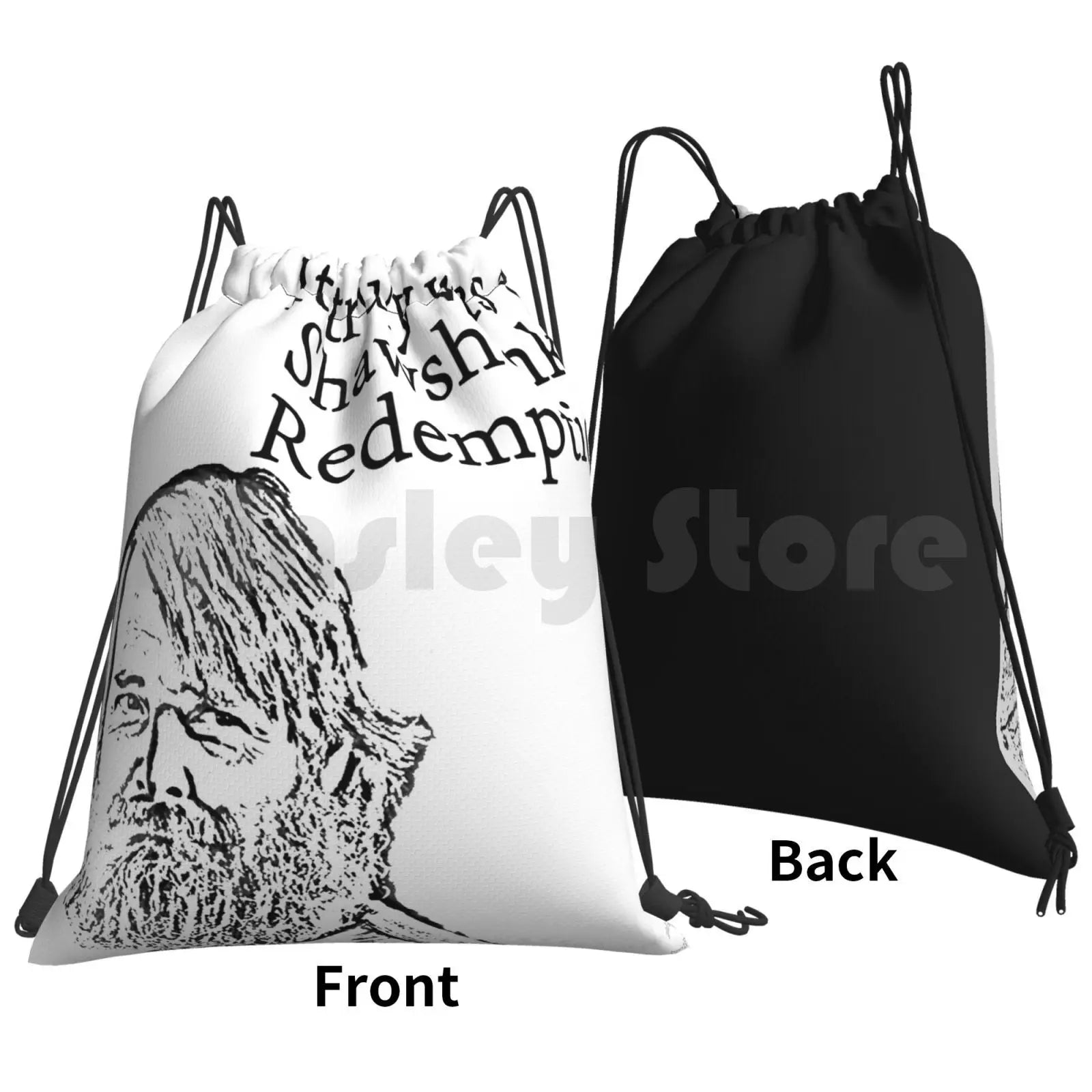 Shawshank Redemption Last Man On Earth Backpack Drawstring Bag