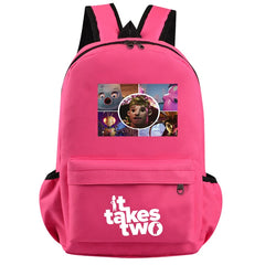 Waterproof School Bag Canvas Travel Backpack