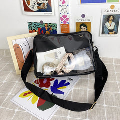 Clear Mini Ita Bag Crossbody Purse for Teens Girls