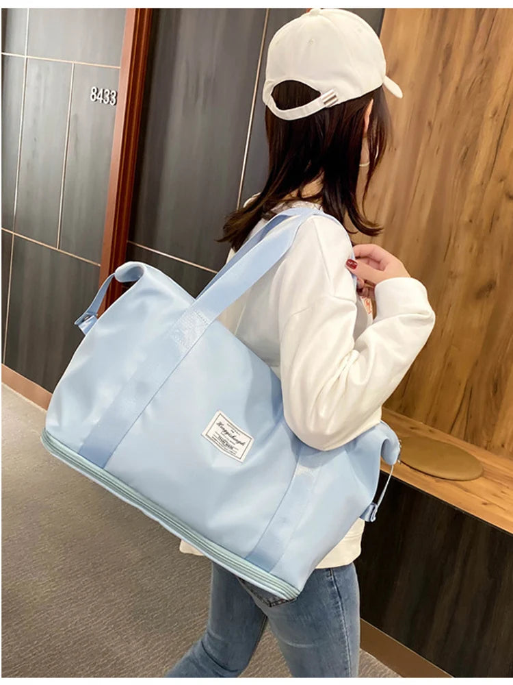 Waterproof Gym Bag w/ Shoe Compartment