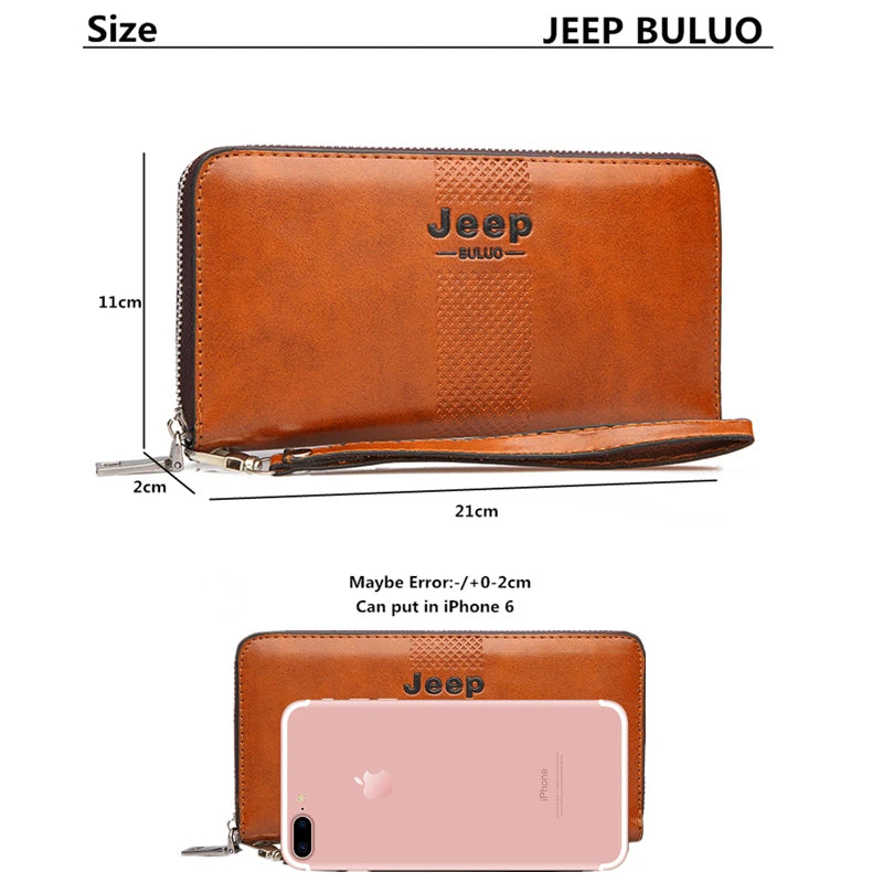 Long Wallet Men's Purse Large Capacity Handbags Clutch Bag