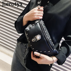 Bone Skull Fanny Pack Vintage Waterproof Crossbody Waist Bag