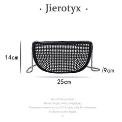 Crystal Chain Crossbody Bag for Women