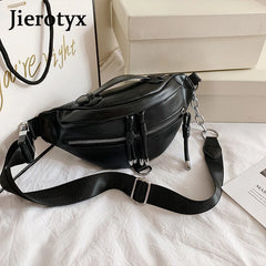 Leather Waist Bag Women Travel Pouch Waist Bags