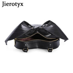 Gothic Bat Wing Women Backpack Bag Punk School Bags for Girl