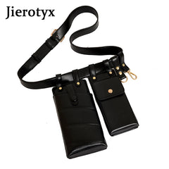 Gothic Women Waist Bags Mobile Phone Packs Hip-Hop Chest Bags