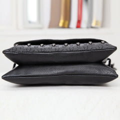 Arrival Women Handbag Rivet Gothic Skull Bags Chain Messenger Crossbody Shoulder