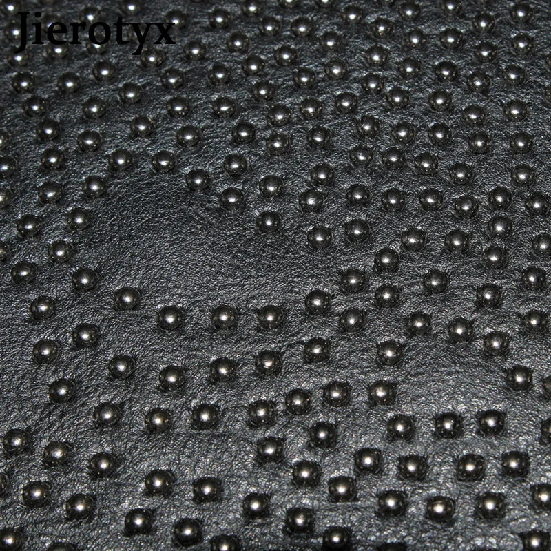 JIETOTYX Skull Purse Gothic Studded Punk Coffin Rivet Purses
