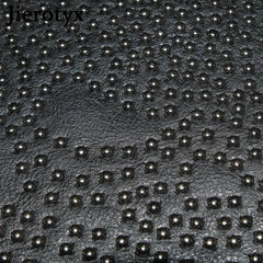 JIETOTYX Skull Purse Gothic Studded Punk Coffin Rivet Purses