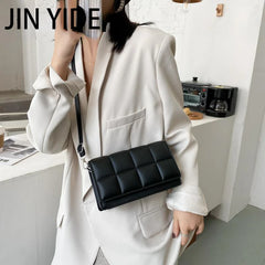 Spring Wild Plaid Shoulder Bag Women Ladies Small Square Bag