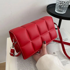 Spring Wild Plaid Shoulder Bag Women Ladies Small Square Bag
