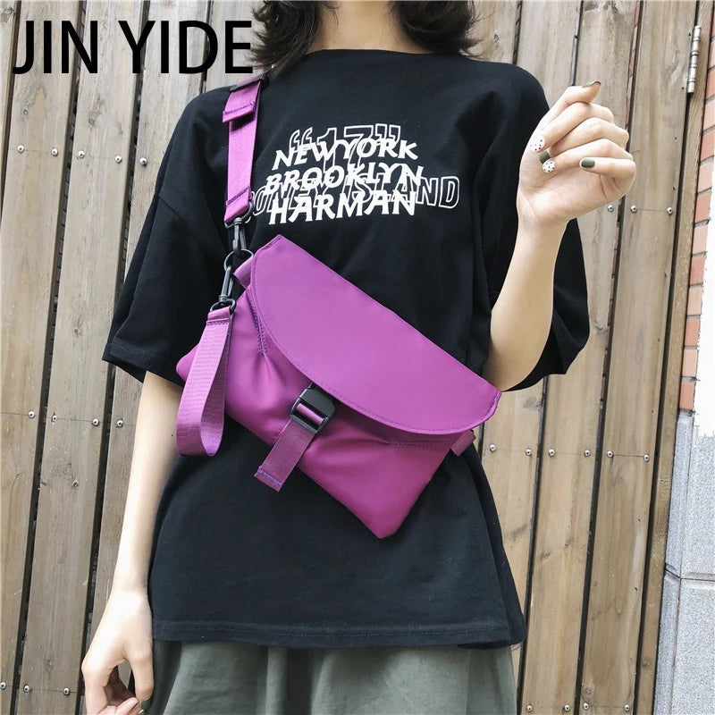 Solid Chest Bag Female Shoulder Handbags