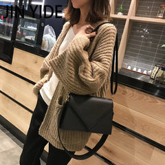 Women Crossbody Bag PU Leather Travel Shoulder Messenger Bag